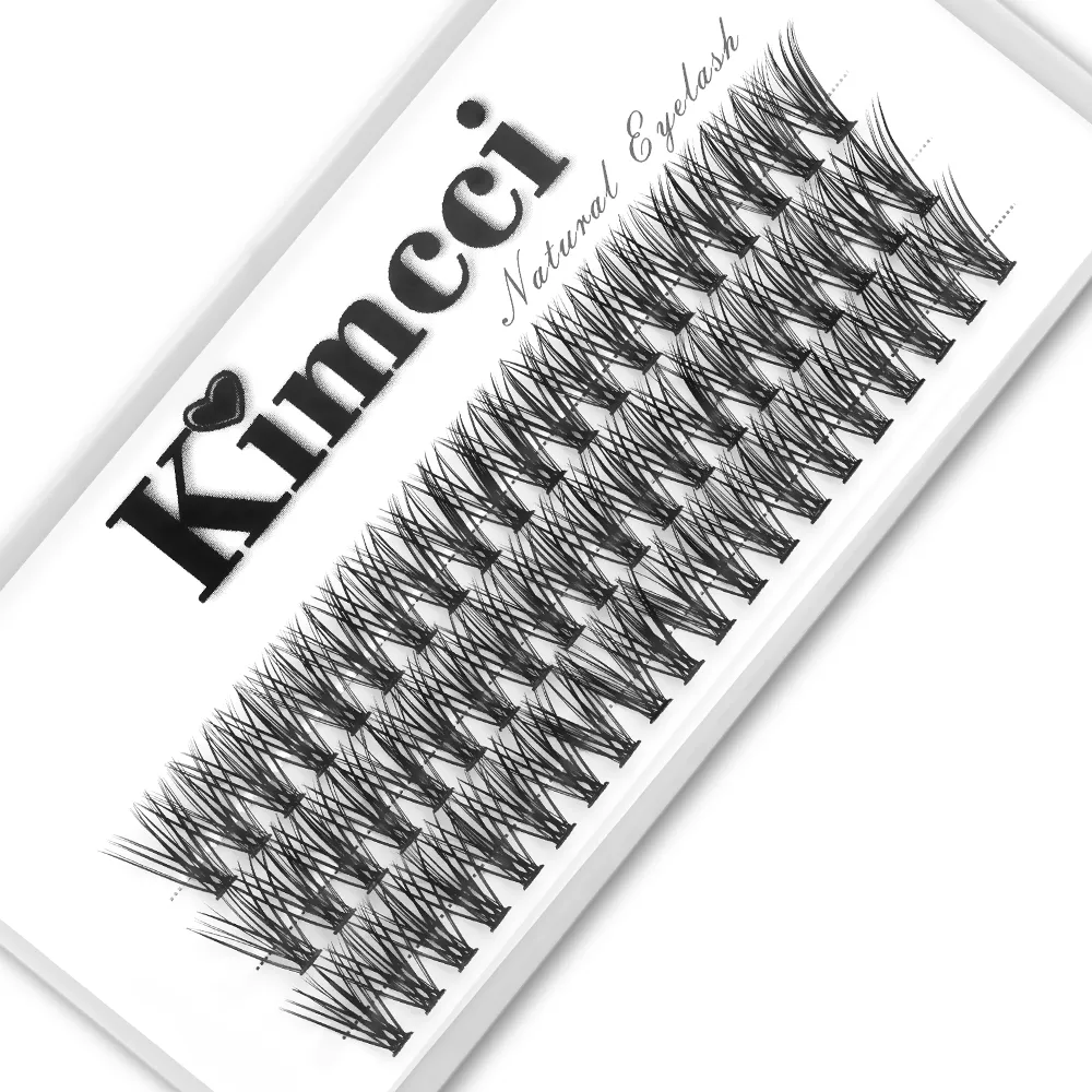 Kimcci 60 csomós/tok természetes műszempilla hosszabbító smink 30p Mink egyéni műszempilla professzionális műszempilla beoltó csillók — image 4