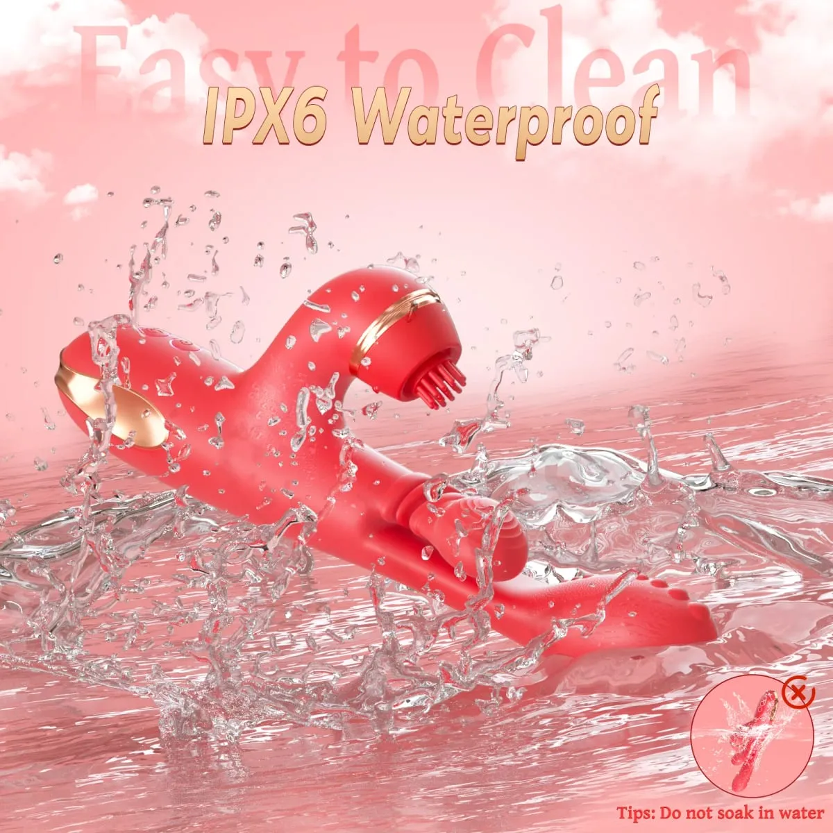 5 ΣΕ 1 Tapping Thrusting Dildo Vibrator για γυναίκες G Spot Vibrator Clitoris Clit Stimulator Θηλυκό Αυνανιστής Παιχνίδια σεξ ενηλίκων