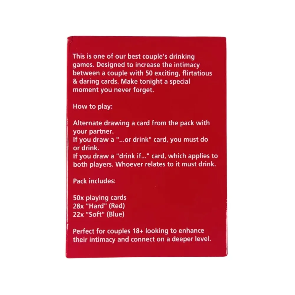 Παιχνίδι Excited Exhausted Card Game Τα καλύτερα παιχνίδια ποτού για ζευγάρια 50x Τράπουλα για πάρτι Drunk Cards — image 6