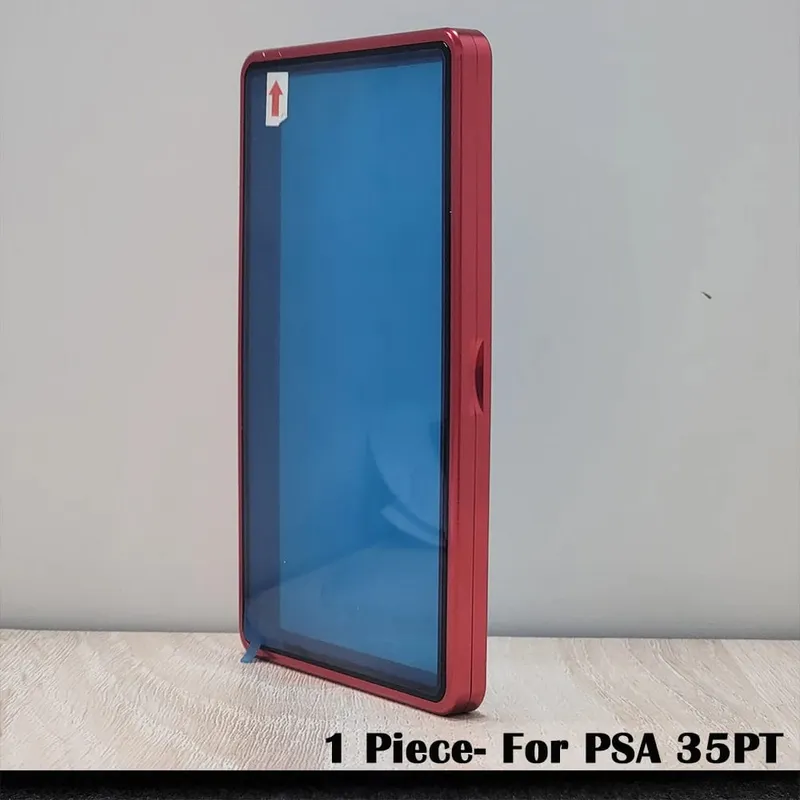 Multicolor Gradient Color Trading Card Protect Holder Metal Case for 35PT PSA CGC Graded Card
