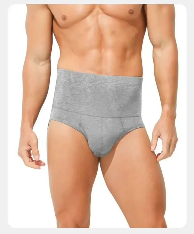 Men's High-Waist Cotton Underwear, Slim-Fitting Waist-Protecting, Plus-Size Warm Triangle Sports Briefs — image 15
