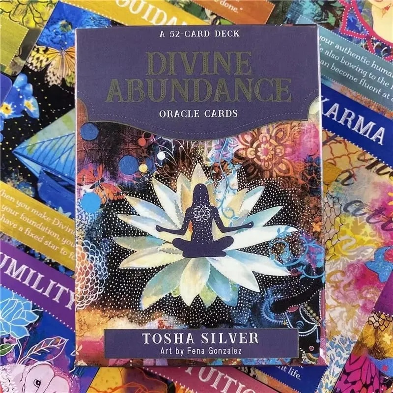 Divine Abundance Oracle Deck Αγγλικά Επεξήγηση Oracle Tarot Card For Divination Fate Beginners Tarot D — image 6