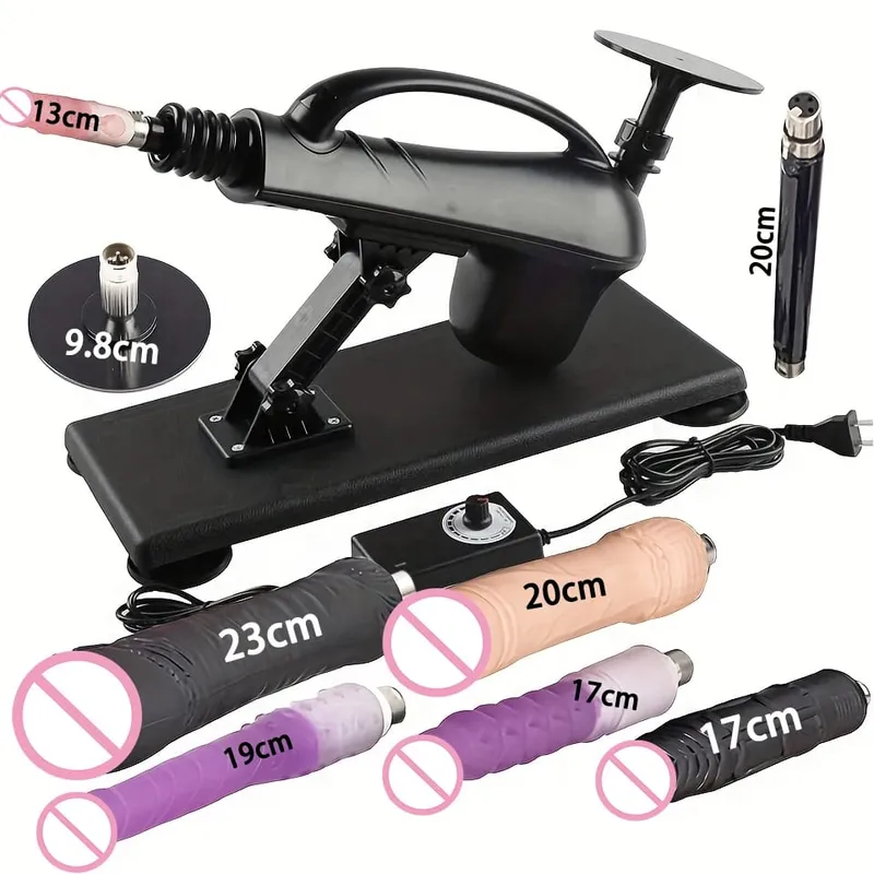 Αυτόματο σεξουαλικό μηχάνημα 3XLR Dildo Attachments Γυναικείο Αυνανισμό Δονητικό όπλο σεξουαλικά παιχνίδια για άνδρες ζευγάρια Προϊόντα ενηλίκων — image 14