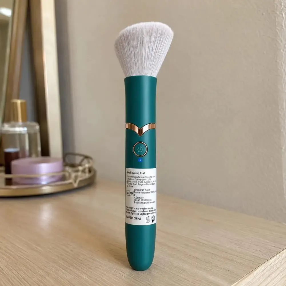 Novos pincéis de maquiagem elétricos vibratórios, pincel de blush, ferramenta de mistura de base impecável, massageador facial e produtos de beleza — image 5