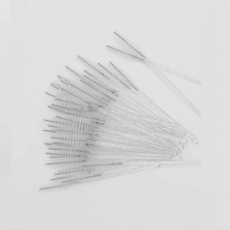 50 τμχ Crystal Eyelashes Brush Cob Αναλώσιμος βλεφαρίδες μιας χρήσης Extension Mascara Wands Makeup Professional Makeup Beauty Tool — image 10