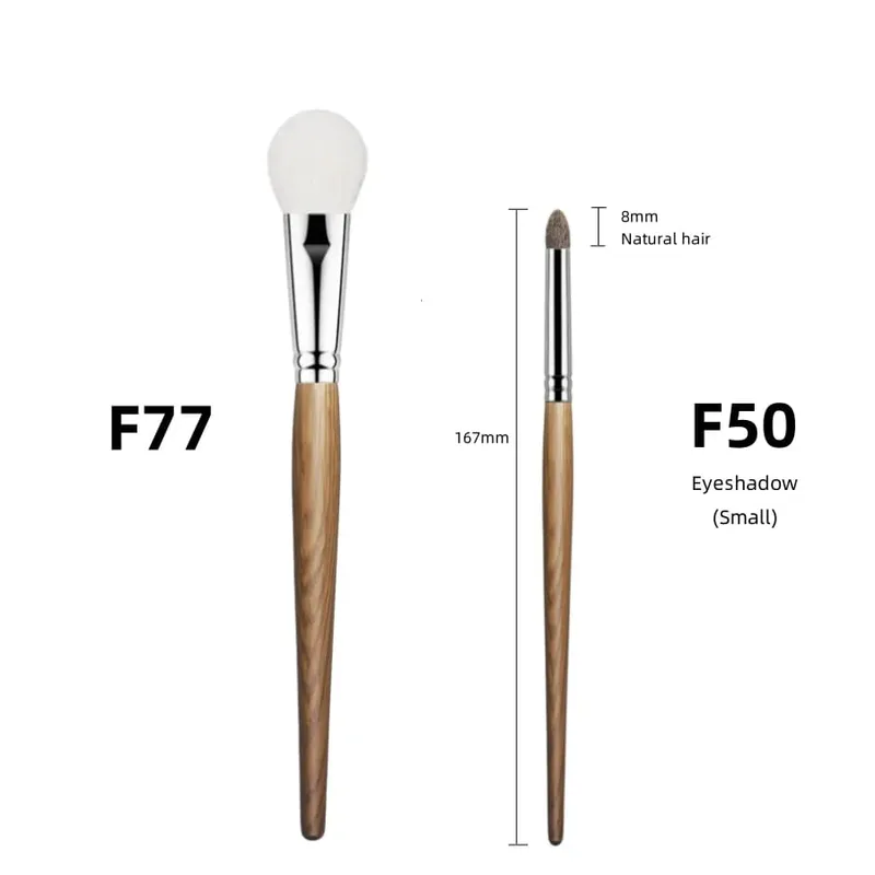 Natural Hair Blush Brush Face Highlighter Shadow Makeup Brushes Natural Goat Hairs Bronzer Pro Essential Cosmetic Tools — image 16