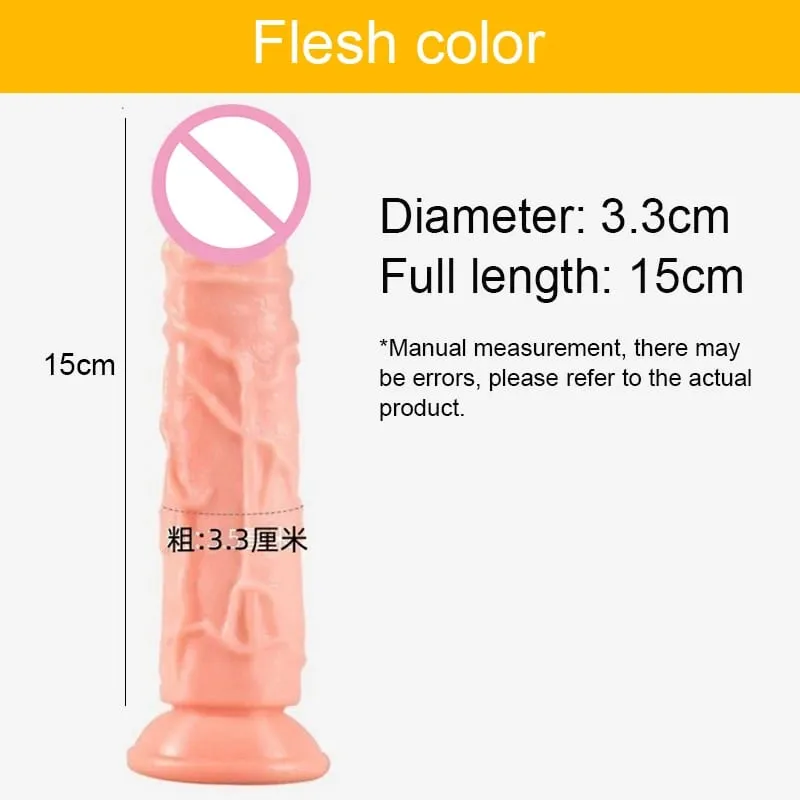 Βεντούζα πολλαπλών στυλ Dildo χρώματος σάρκας Dildo Big Dick Θηλυκό Αυνανιστής Κλειτορικός διεγέρτης Λεσβιακά σεξουαλικά παιχνίδια για γυναίκες