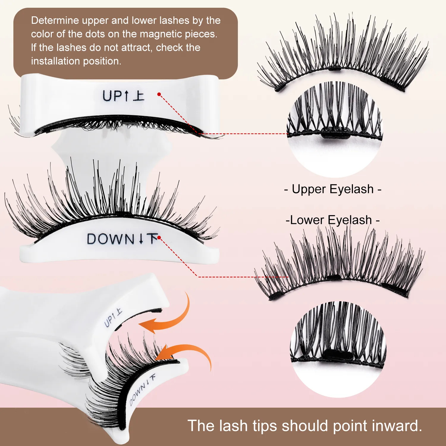 Soft Magnetic Eyelashes Kit Natural Look 3D Lashes Easy Apply Reusable No Glue Needed for Eye Makeup — image 4