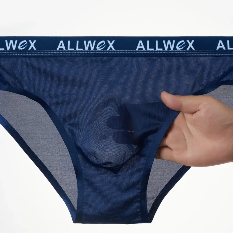 Ice Silk Seamless Briefs for Men Sexy Smooth Underwear 3D Pouch Underpants Comfortable Lingerie Panties Male Low Rise Knickers — image 21