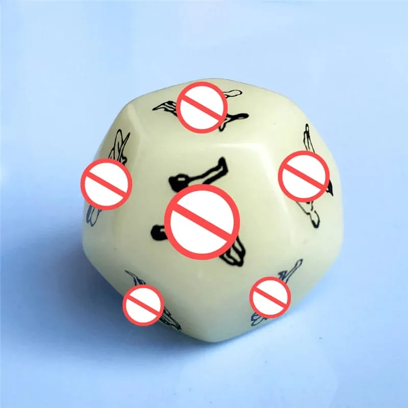 Sex Toys For Couples Women Adult Game Funny Sex Dice 6/12 Sides Romance Love Humour Gambling Erotic Crap Dice Bar Christmas Gift — image 9