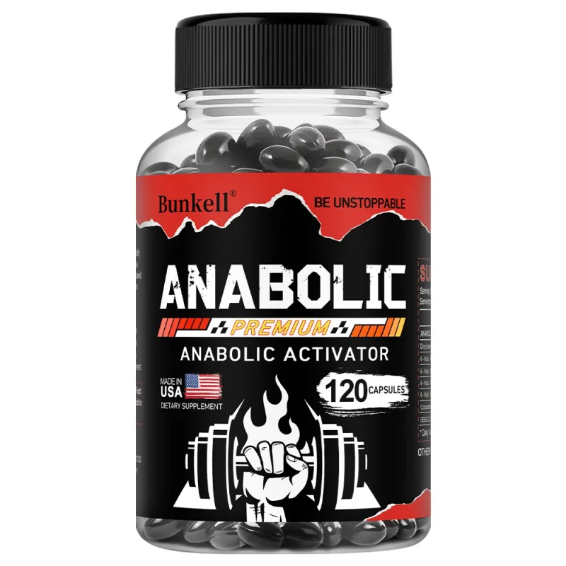 Men’s Muscle Builder Capsules Lean Muscle Growth Strength Endurance Recovery Metabolism & Abs Support 30/60/120 Capsules