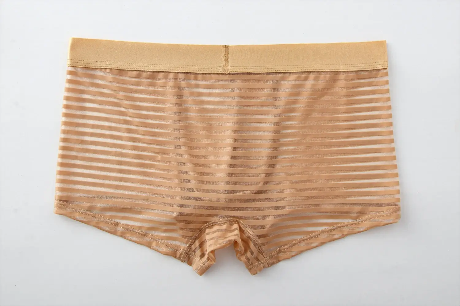 Sexy Men Underwear Boxer Shorts Transparent Mesh Underpants Trunks Men Panties Low Waist Nylon Breathable Quick Drying — image 20