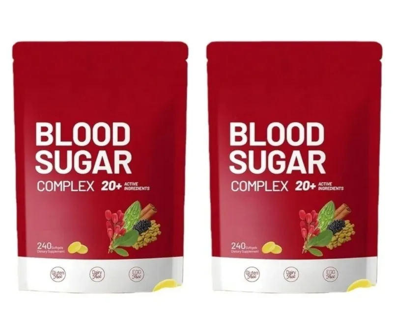 Συμπλήρωμα Blood Sugar Complex 240 Softgels Περιέχουν Πολυβιταμίνες & Κανέλα Bitter Gourd 20 Herbs Extract Υποστήριξη Καθημερινή Υγεία — image 8