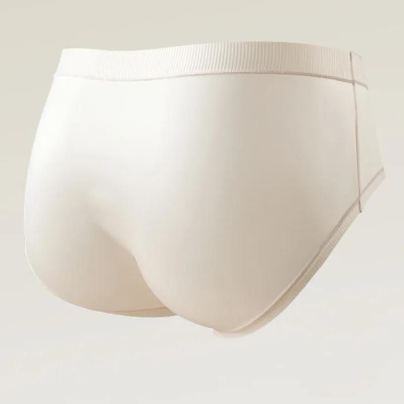 Men Ice Silk Seamless T-Back Mesh Sheer Brief Underwear Ultra-Thin Lingerie Mid Rise Calcinha Cool Extreme Men's Panties Classic — image 3