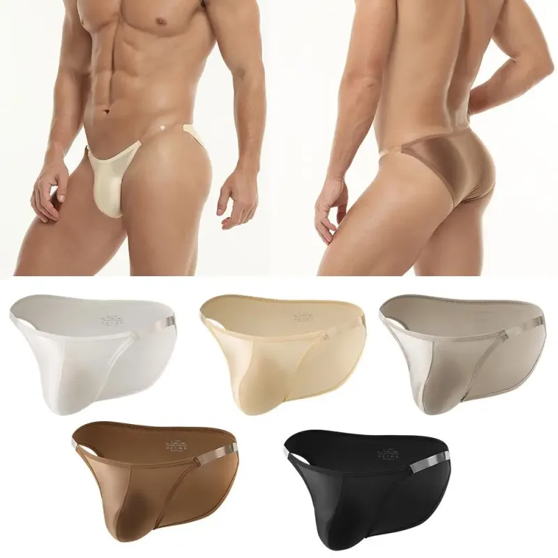 Men Underwear Erotic Mini Thong Panties Man T-Back Knickers Low Waist Bikini Briefs Ultra Thin Lingerie Hombre Underpants — image 3