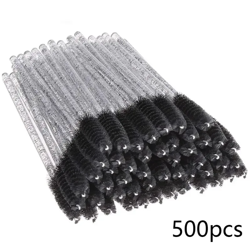 500Pcs Eyelash Brushes Eyelashes Extension Brush Mascara Wands Applicators Makeup Accessories For Eyelashes Eyebrows Wholesaler — image 11