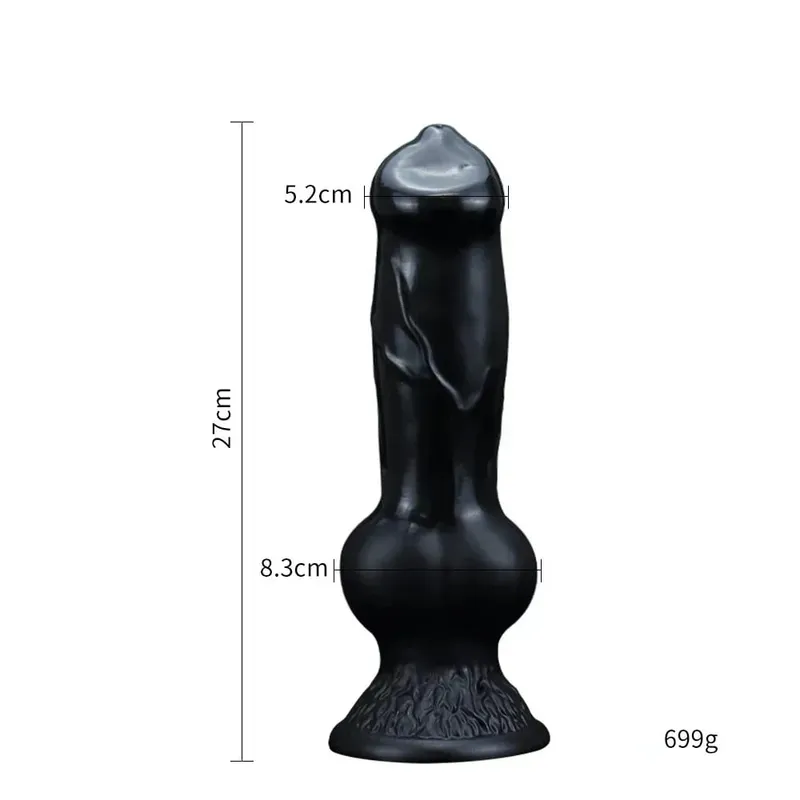 Realistic Huge Dog Dildo Anal Plug With Suction Cup Silicone Big Butt Plug Prostate Massager Adult Sex Toys for Men Women — image 10
