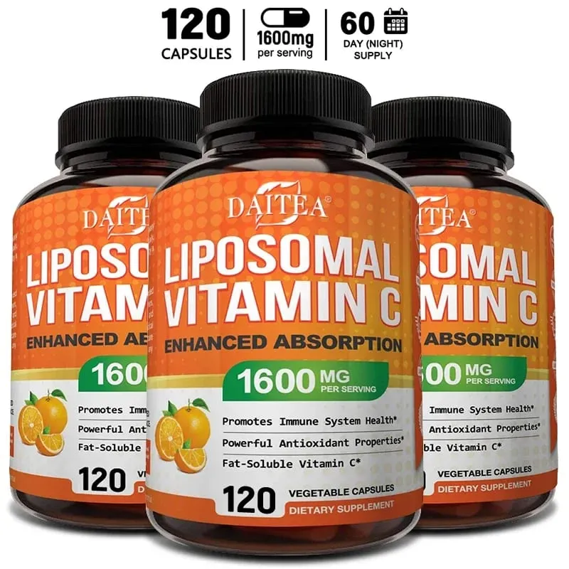 Emotional Well-Being & Bone Health Support with Liposomal Vitamin C Cardiovascular & Adrenal Health