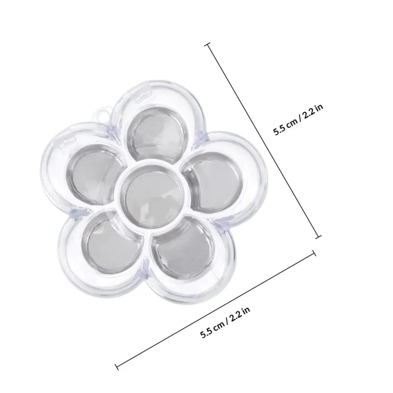 8 db Hatrekeszes Plum Blossom Sub Box Simple Elegant Sminktároló doboz korrektor szemhéjfestékhez rúzs pirosító szemöldökpúder