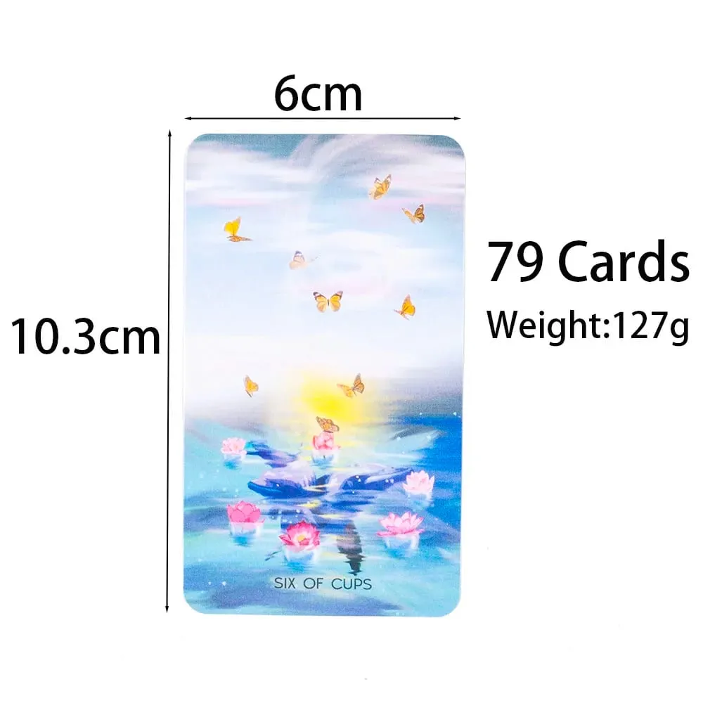 Mesahi Tarot 3rd Edition 79 Card Deck with Bouchette Design English Version Family And Friends Divination επιτραπέζιο παιχνίδι για πάρτι
