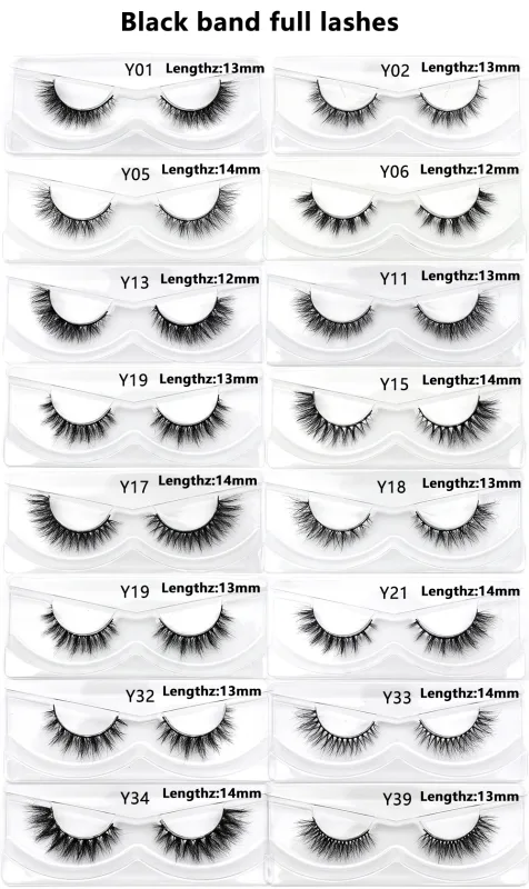 Μαζικά είδη 10/30/60/100 Pairs Mink Half Lashes Natural Long Fluffy Wispy Half False Lashes Extension Ελαφρύ κοντές βλεφαρίδες — image 19