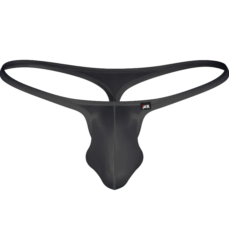 Men's Underwear Japanese Style Ultra-Thin Ice Silk Thong Low Waist Elastic Comfortable T-Back — image 5