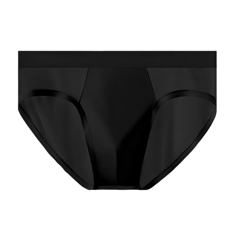 Men Ice Silk Seamless T-Back Mesh Sheer Brief Underwear Ultra-Thin Lingerie Mid Rise Calcinha Cool Extreme Men's Panties Classic — image 7