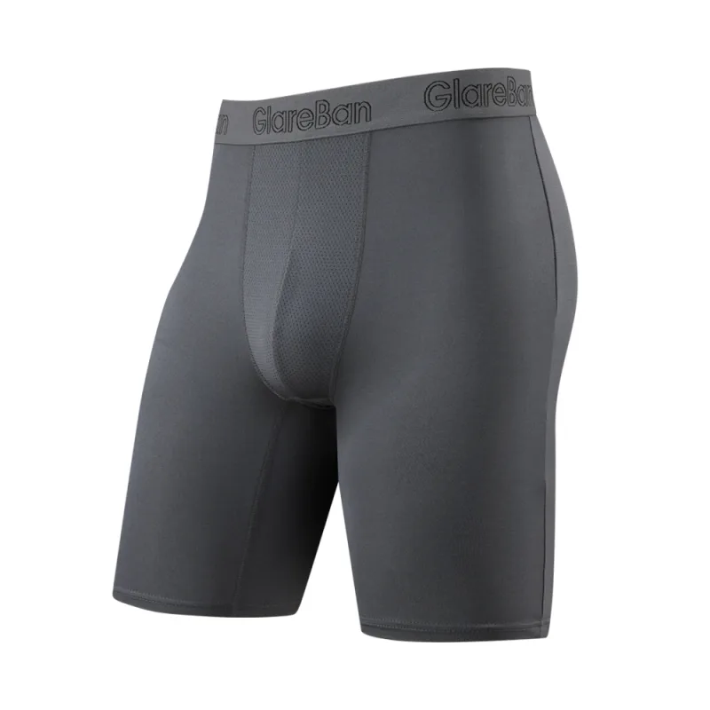 4 Pieces Mixed Colors Quick-Dry Long Leg Boxer Briefs Underpants Underwear For Home And Sports Hight Quality Male Panties Pants — image 37