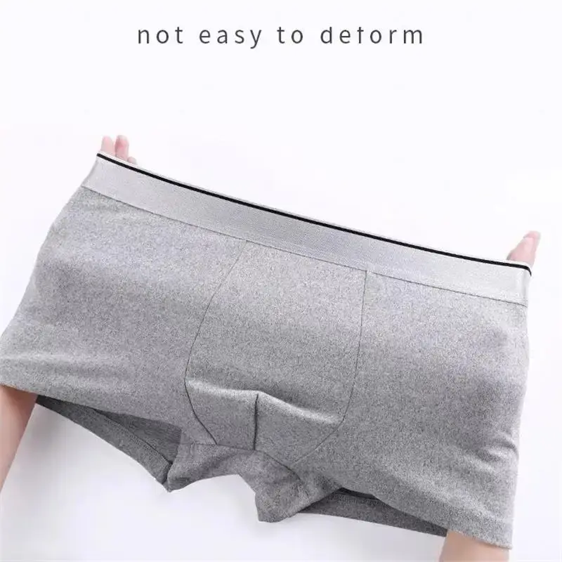 8Pcs Men's Underwear Solid Color Sexy Shorts Men's Boxer Shorts Milk Silk Fabric Soft Breathable Men Fashion Large Size XL-5XL — image 2