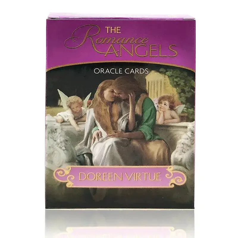 Angel Therapy קלפי אורקל PDF ספר הדרכה קלפי טארוט משחקי לוח למסיבה משפחתית צעצועי ילדים לנשים