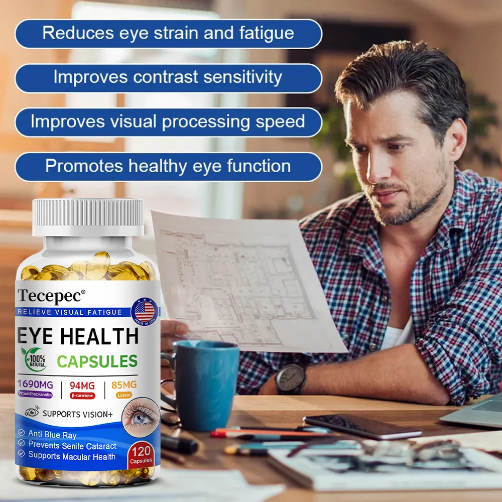 Lutein + Proanthocyanidin - Super Vision Support Supplement Supports Eye Health 120 Softgels — image 5