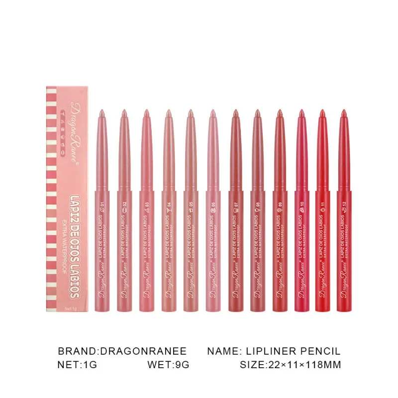 Lip Liner Αδιάβροχο μακράς διαρκείας Hook Line Lip Pencil Matte Beginner Automatic Lip Liner Bean Ενυδατικό Αντικολλητικό Cup Lips — image 7