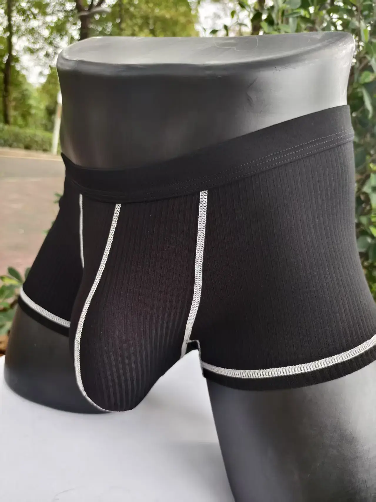 Mens High Elasticity Boxer Shorts Large Pockets Breathable Quick Dry Sports Gym Casual Fashionable Loose Fit Summer Shorts — image 3