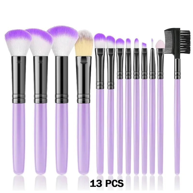 סט מברשות איפור חדש 10/32 יחידות Soft Fluffy Powder Foundation Contour סומק קונסילר צלליות מיזוג סימון כלי יופי