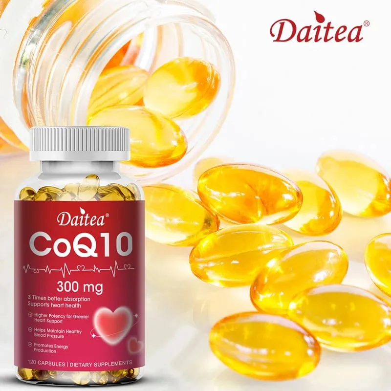 Coenzyme Q10 - 300 Mg Supports Energy Cognitive Ability and Heart Brain and Cell Health Antioxidant Improves Sleep Quality — image 4