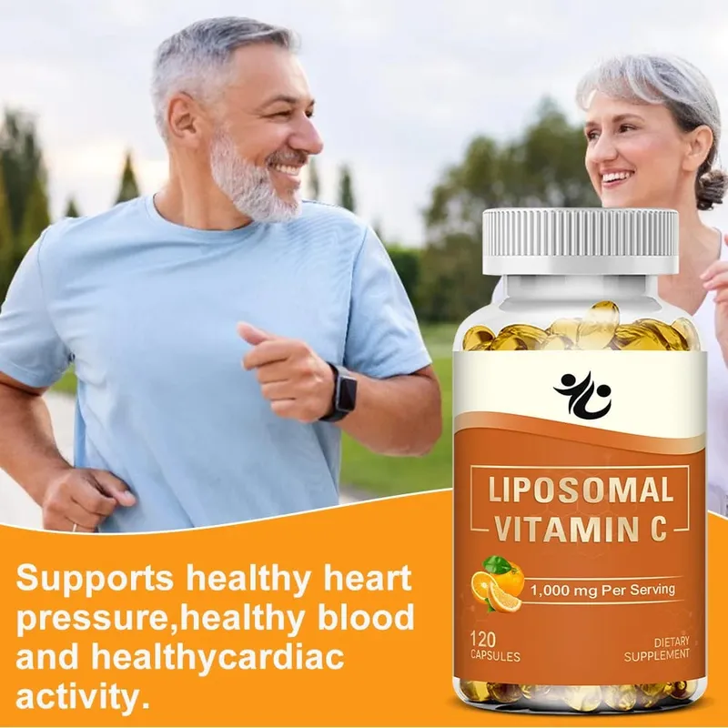 Λιποσωματική Βιταμίνη C 1000mg Κάψουλες-Υποστήριξη Ανοσολογικής Άμυνας Παραγωγή Κολλαγόνου Skin Radiance Cognitive & Circulatory Wellness — image 4