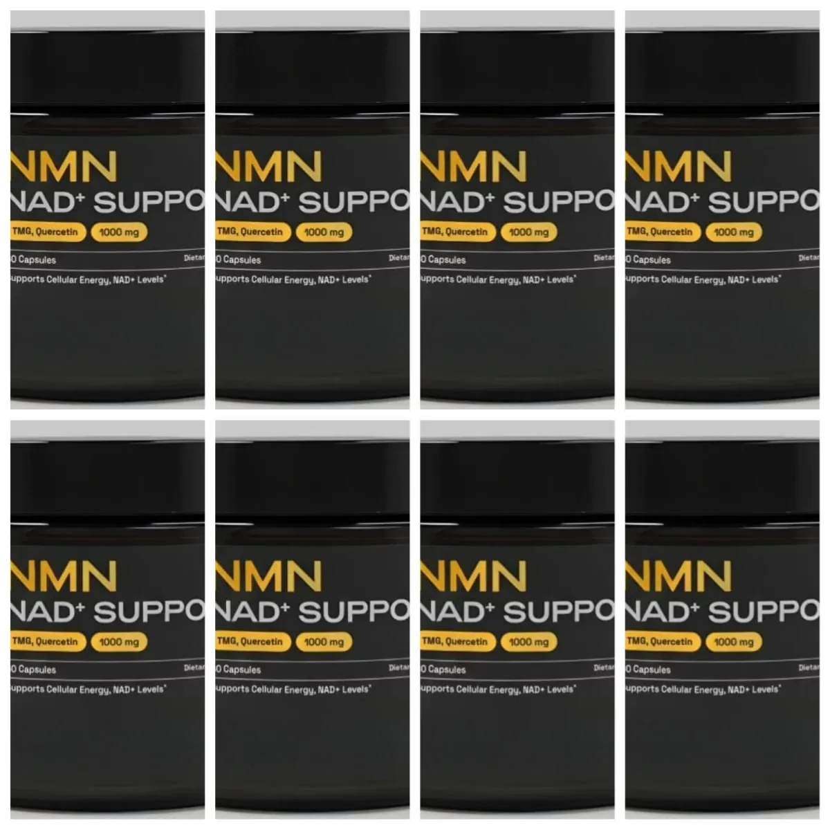 NMN NAD+ Κάψουλες Υποστήριξης 1000mg Υποστηρίζει Επίπεδα Κυτταρικής Ενέργειας Γνωσιακής Υγείας NAD+ με TMG Quercetin 60 Κάψουλες Ενήλικες
