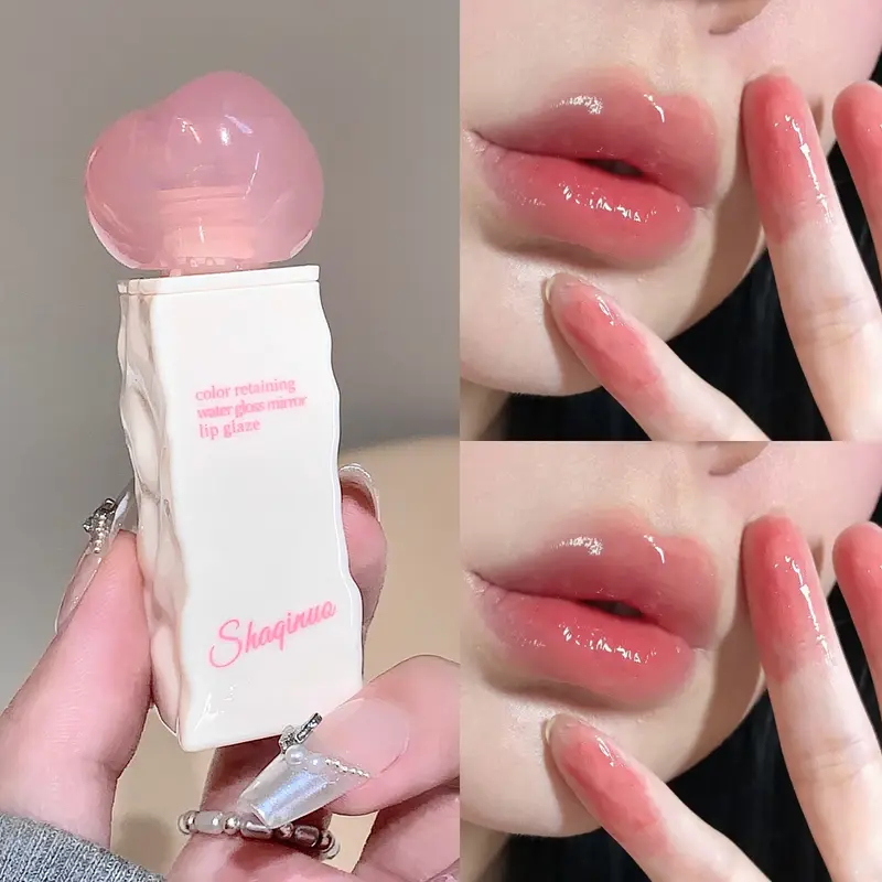 Clear Moisturizing Mirror Water Liquid Lipstick Lasting Hydrating Pink Lip Gloss Plumping Sexy Lip Tint Makeup Korean Cosmetics