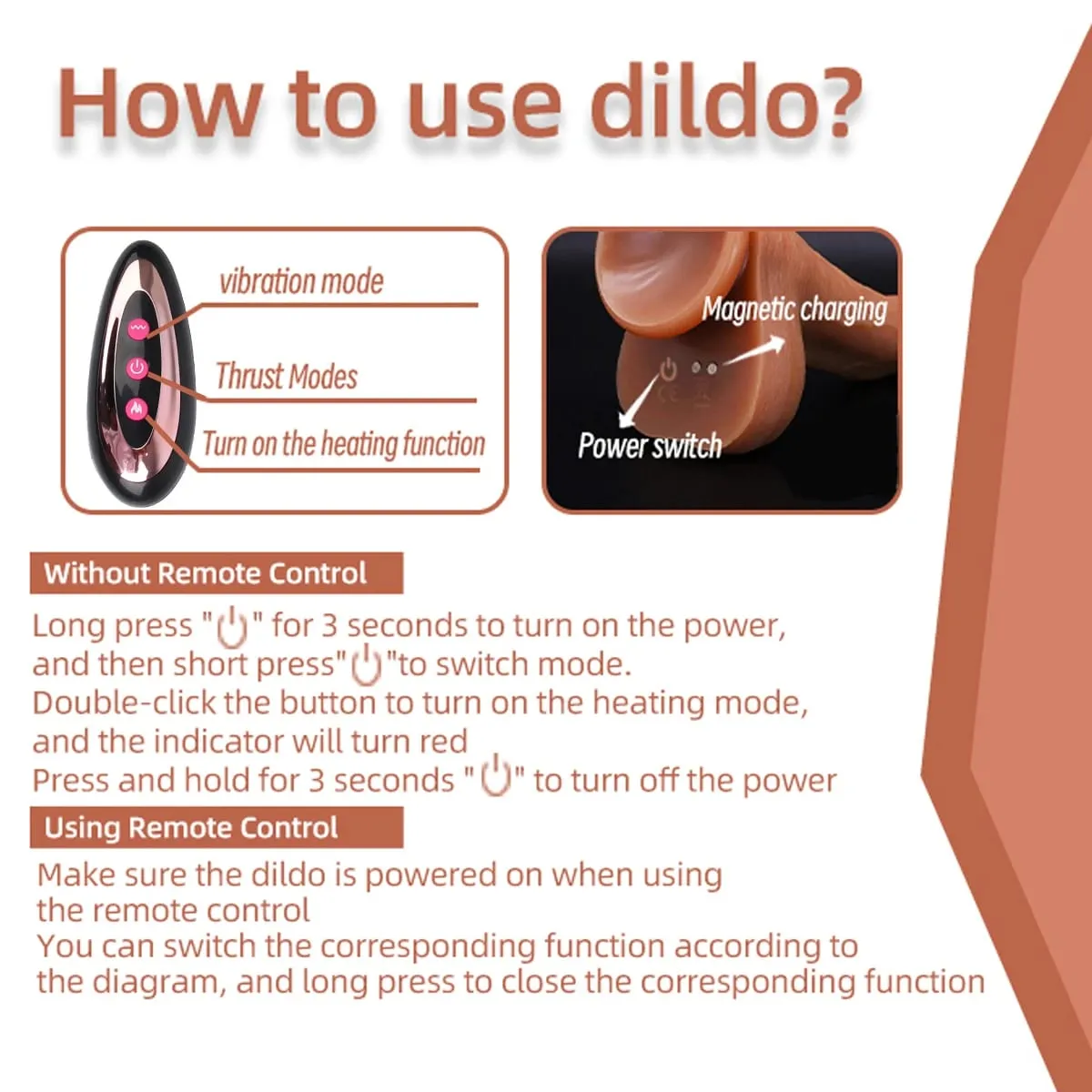Realistic Dildo Vibrator Wireless Remote Rotating Penis Suction Cup G-spot Clit Stimulator Sex Toys Telescopic Vibrating Dildos
