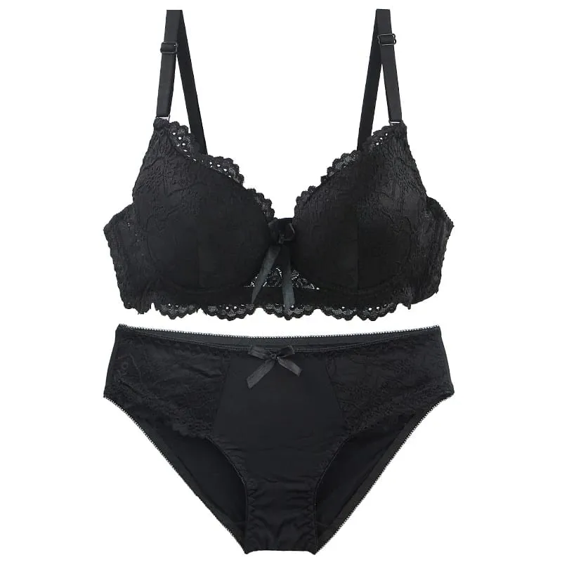 Σετ σουτιέν DainaFang Lace Minimizer 3/4 Cup Push Up Εσώρουχα Πλαϊνή υποστήριξη Αφαιρούμενα λουριά με 3 γάντζους Γυναικεία εσώρουχα — image 3