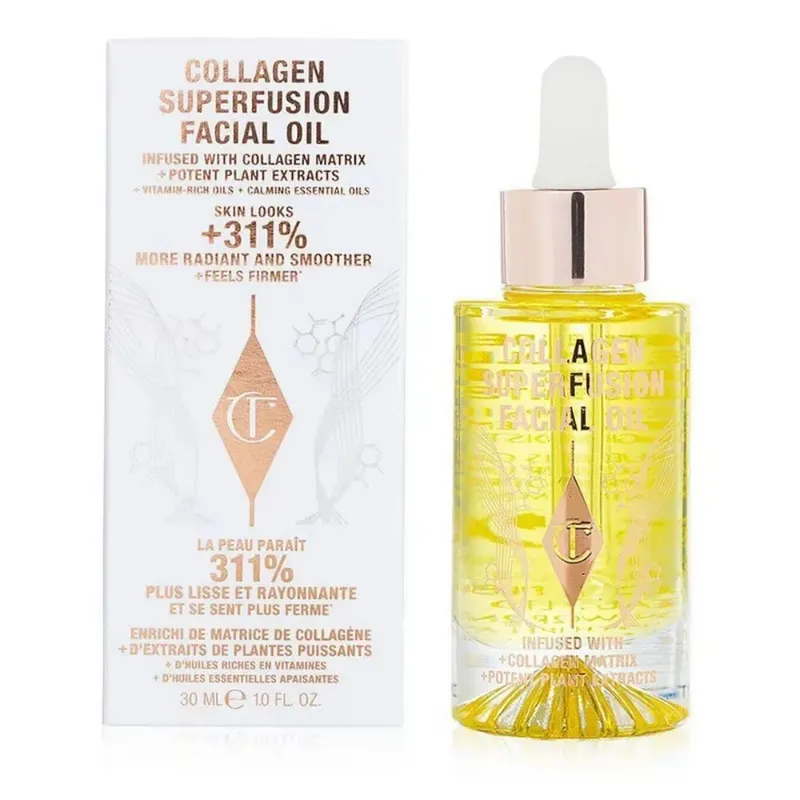 Charlotte Tilbury 30ml Collagen Superfusion Facial Oil Facial Skincare SKIN Looks More Radiant Smoother Feels Firmer Makeup Gift — image 3