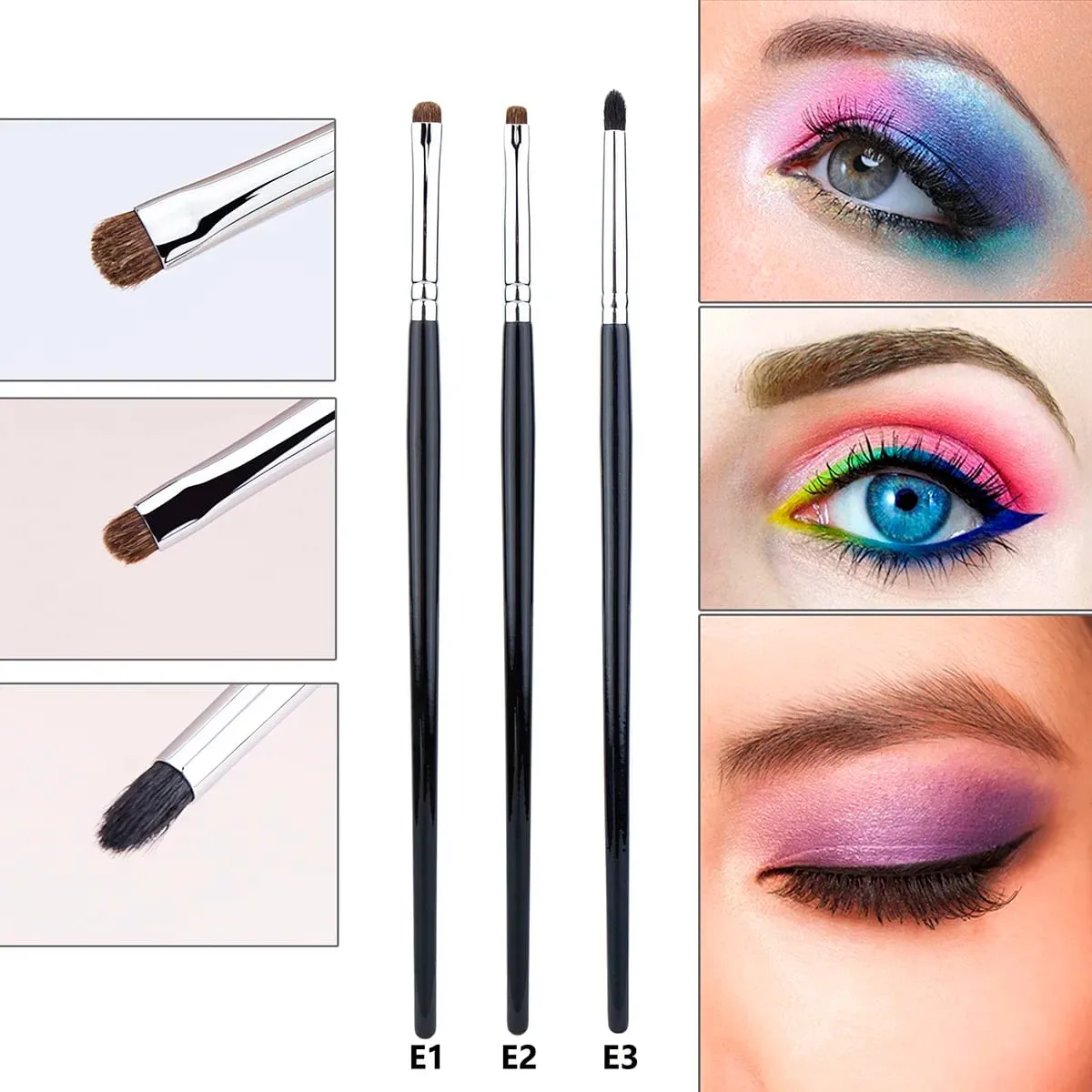 Small Smoky Liner Πινέλα Μακιγιάζ Eyeliner Smudge Brush Precision Smudge Makeup Brush Horse Hair Eyeshadow Smudge Brush — image 5