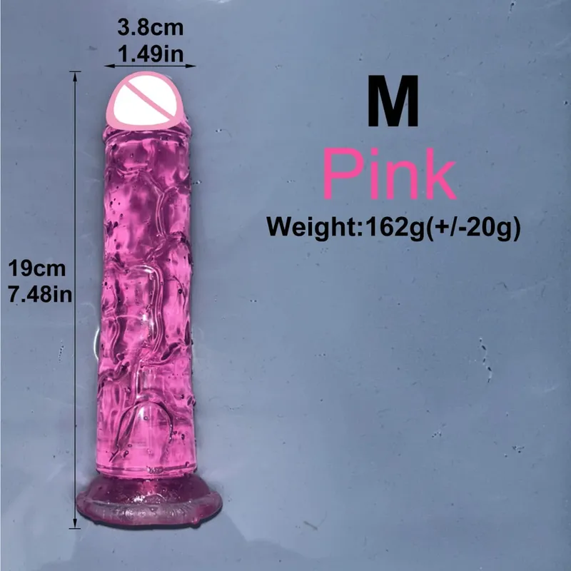 Barato 5 colores pequeño consolador transparente ventosa gelatina pene mujeres erótico sexo Anal juguetes clítoris suave masturbadores vaginales pene — image 19