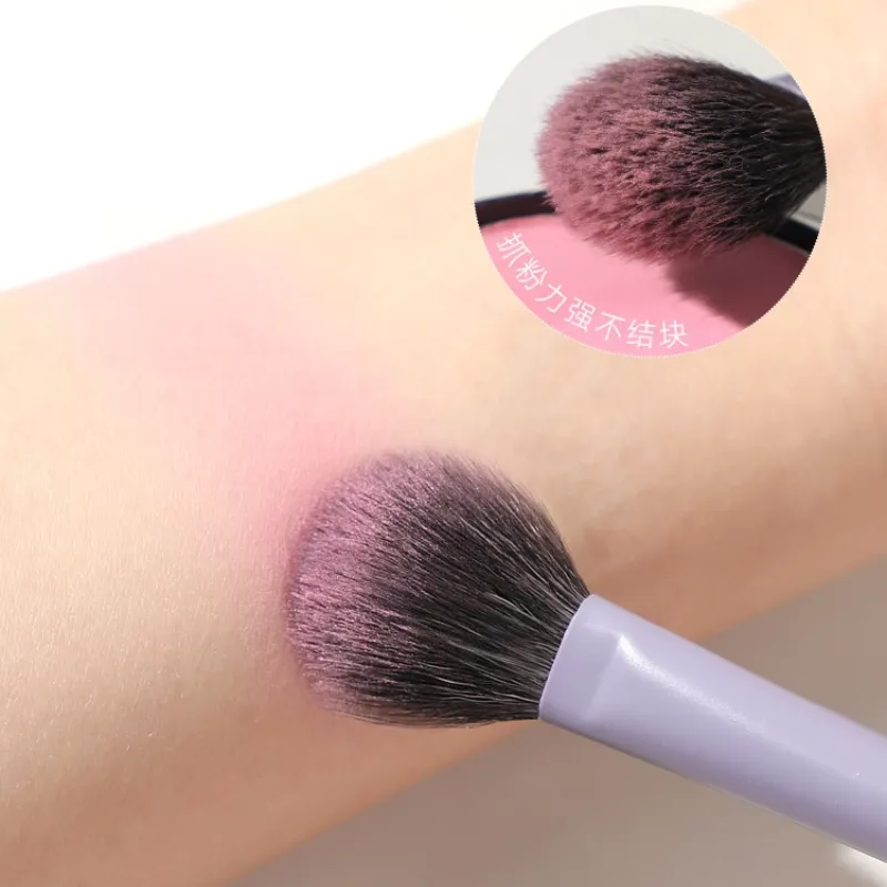 1PC Super Soft Purple Blusher Brush Foundation Contour Eye Shadow Brush Highlight Brow Shadow Brush Brush Makeup