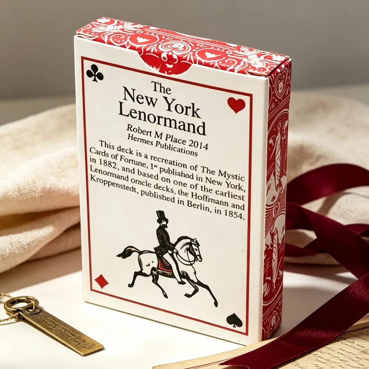 TheNew York Lenormand Deck – Ιστορική 9*6cm μαντική τράπουλα 36 καρτών Vintage στυλ Cartomancy Κάρτες με διπλό ανάγλυφο — image 2