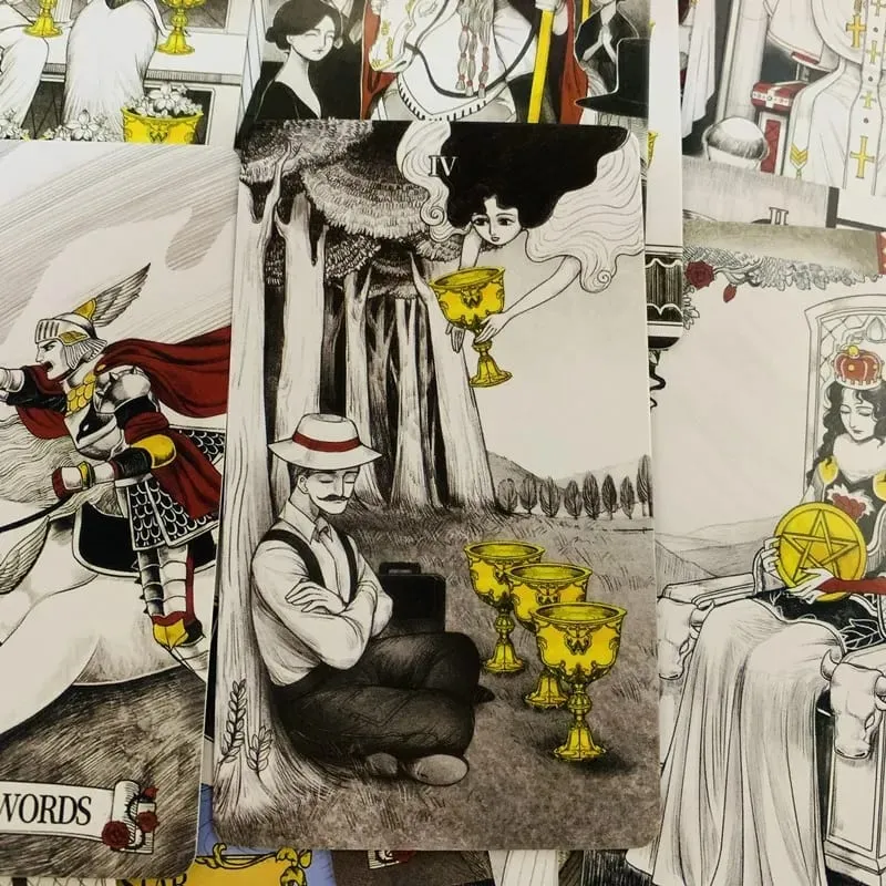 Secret Mirror κάρτες Tarot 80 τράπουλα 10x6,3 cm Divination Deck English Vision Edition Επιτραπέζιο παιχνίδι για πάρτι — image 5