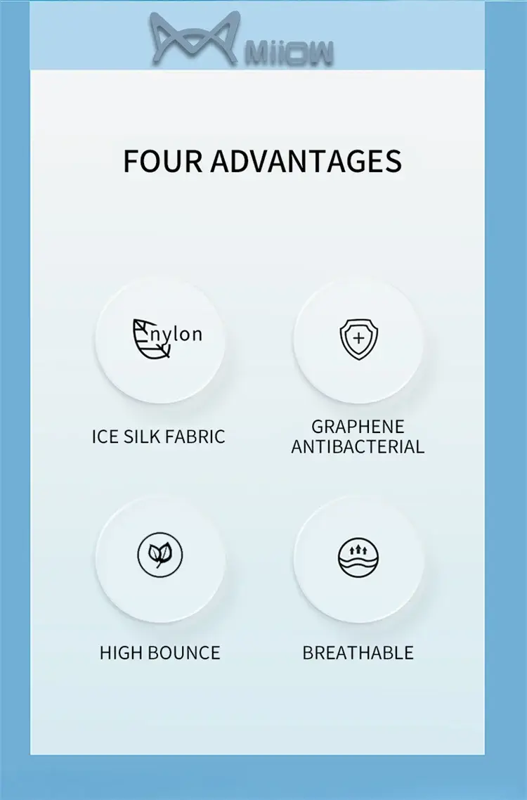 MiiOW 6Pcs Silky Ice Silk Men's Boxershorts Graphene Antibacterial Crotch Mens Underpants Breathable Man Underwear Panties Boxer — image 3