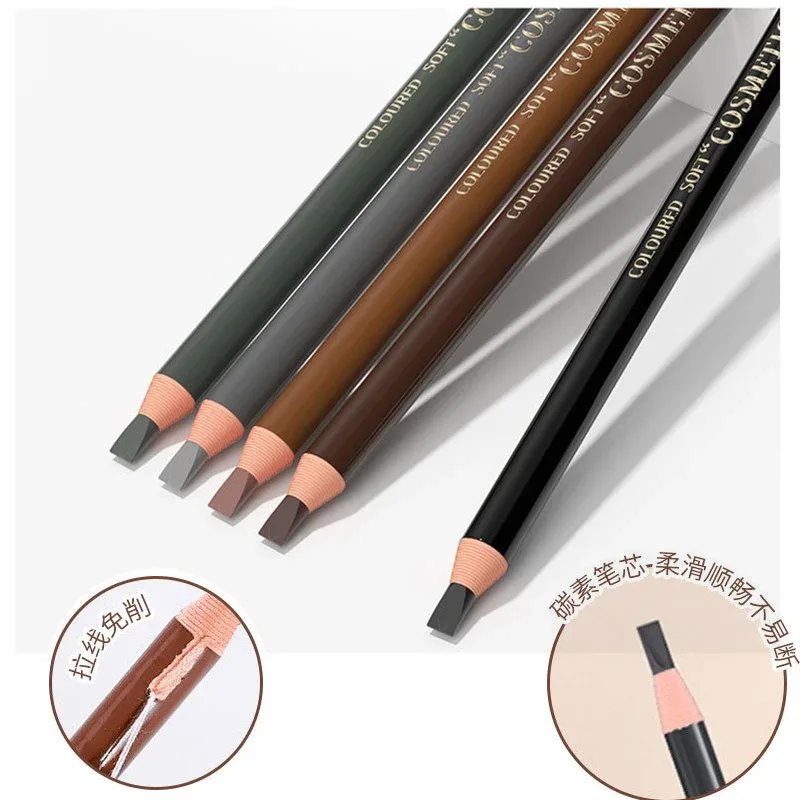 5 pçs/set Lápis de Sobrancelha Maquiagem Marrom Potenciadores de Sobrancelha Arte Cosmética À Prova D 'Água Lápis Matiz Tipos Estéreo Ferramentas de Beleza Barato — image 2
