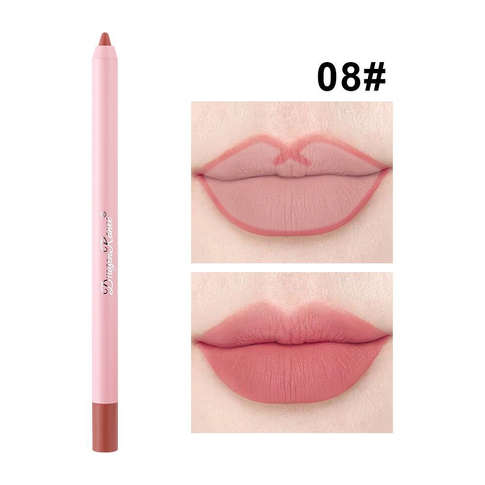 Αδιάβροχη ματ επένδυση χειλιών σε Bean Paste Color Lip Plumping Lipstick Pen Non-Fading Lip Liner Αδιάβροχο και ανθεκτικό στον ιδρώτα Ματ Lip Liner μακράς διαρκείας στυλό Plump Lip Lipstick One-Second — image 13