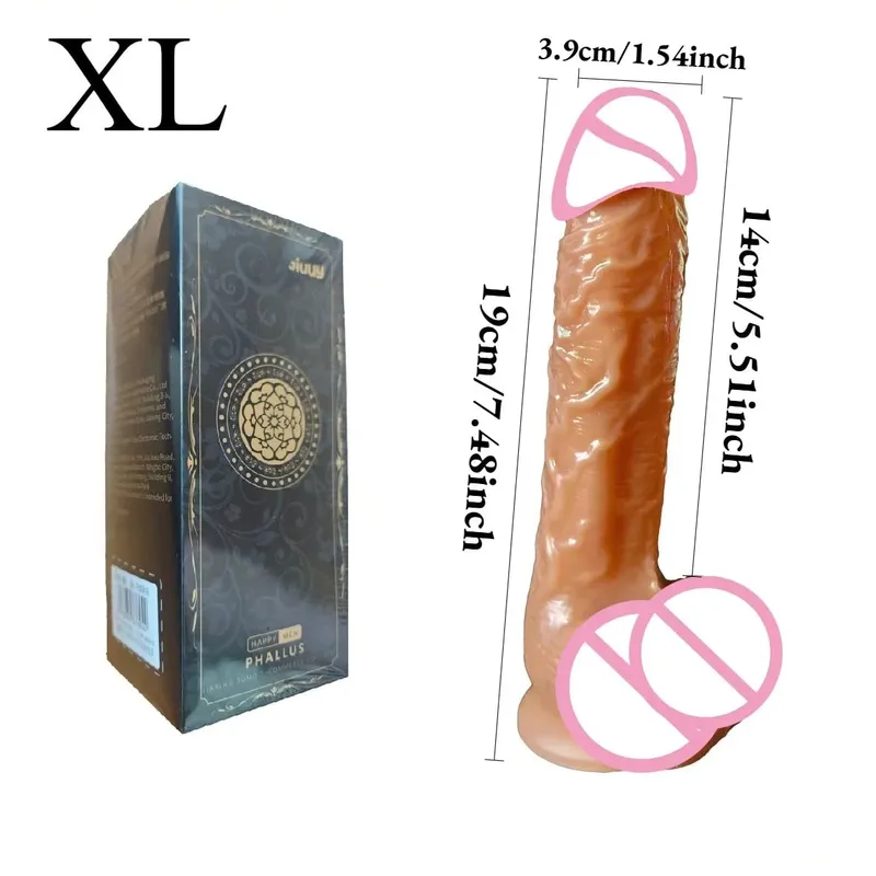 דילדו מציאותי עם כוס יניקה עמיד למים סיליקון פין G-Spot ממריץ נרתיק מאוננת נקבה אנאלי 18+ צעצועי מין למבוגרים — image 10